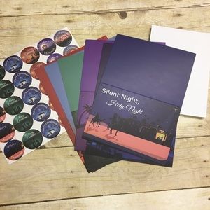 Christmas card Religious Set
